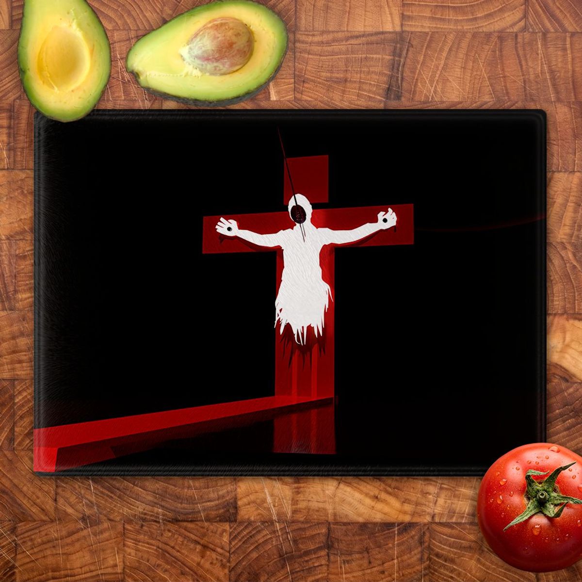 GENERICO - Tabla para picar Artisticat - Diseño Evangelion Lilith Dogma - 20x28 cm