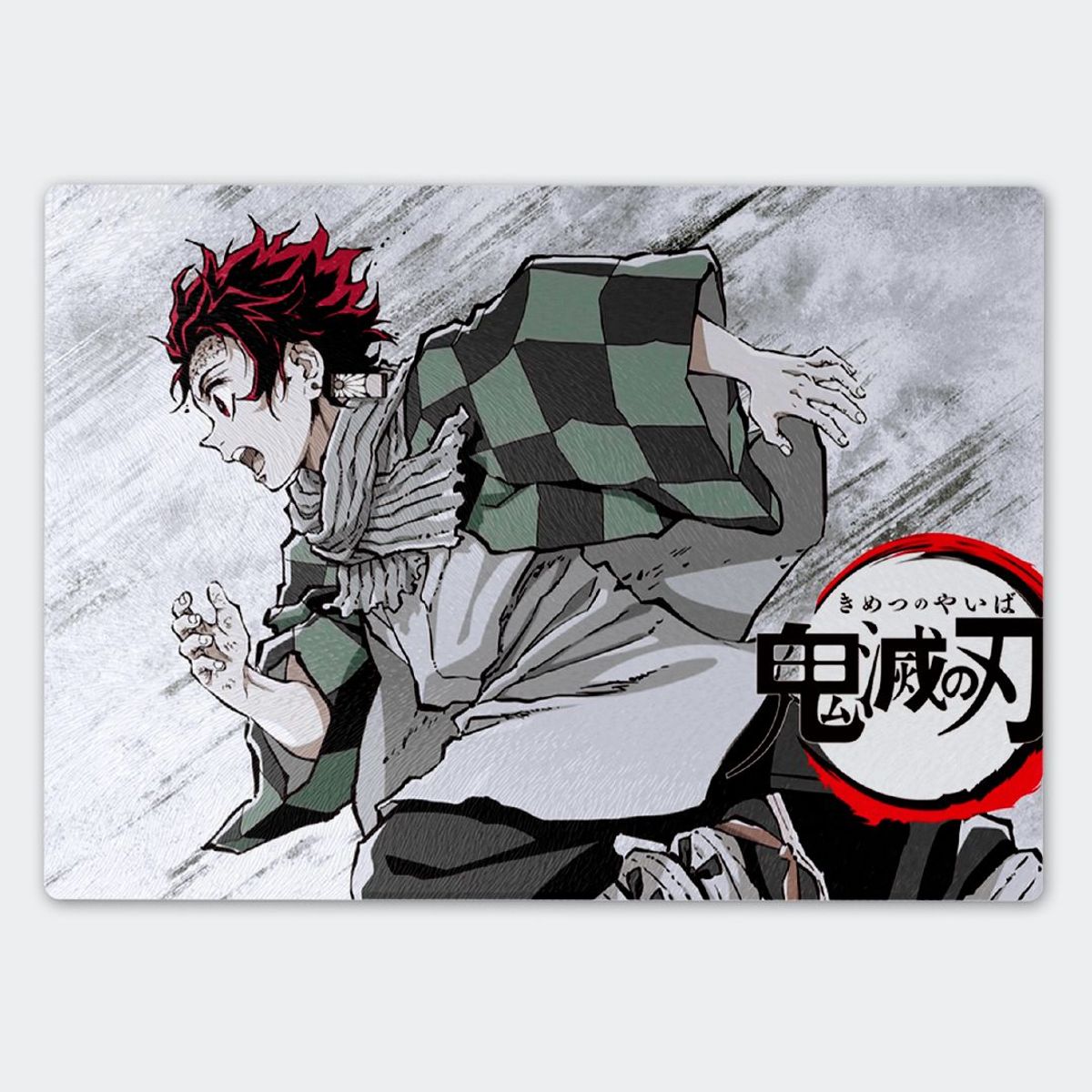 GENERICO - Tabla para picar Artisticat - Diseño Tanjiro Kamado Water Hashira - 20x28 cm
