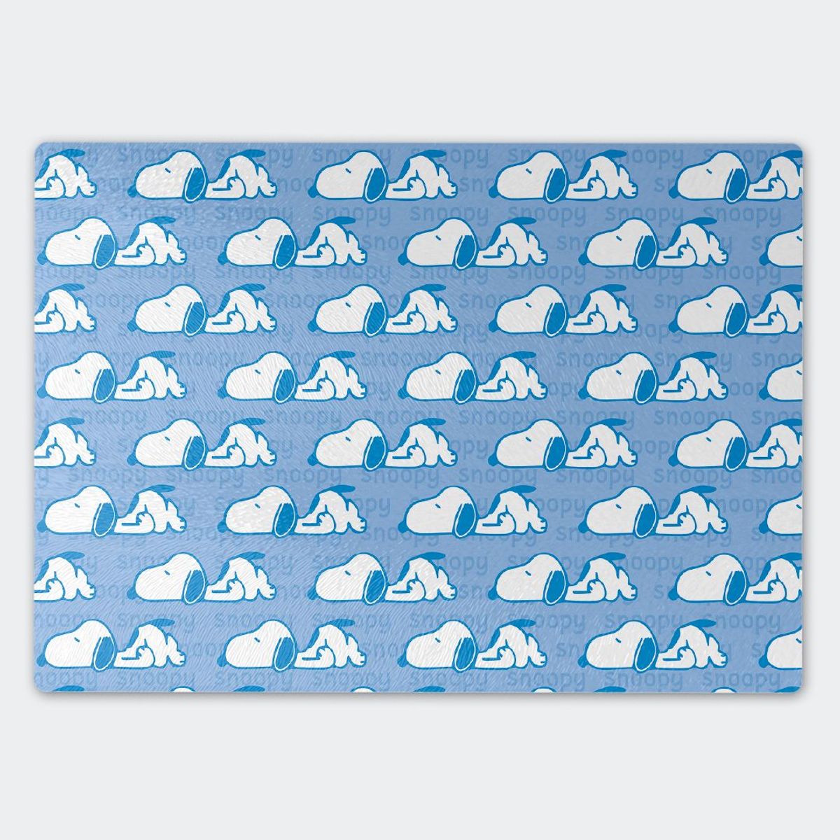 GENERICO - Tabla para picar Artisticat - Diseño Snoopy Relax Azul - 20x28 cm