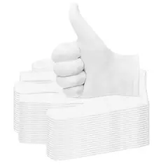 GENERICO - Guantes Blancos Antideslizantes De Algodón 12 Pares