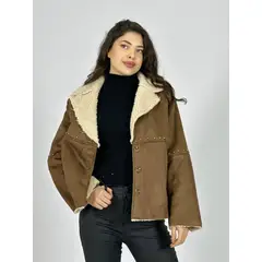 ENIGMATICA BOUTIQUE - Chaqueta Aviadora Achiporrada con Tachas