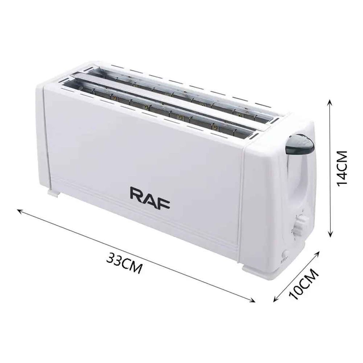 GENERICO - TOSTADORA DE PAN AUTOMÁTICA 4 REBANADAS 1200W RAF R.265
