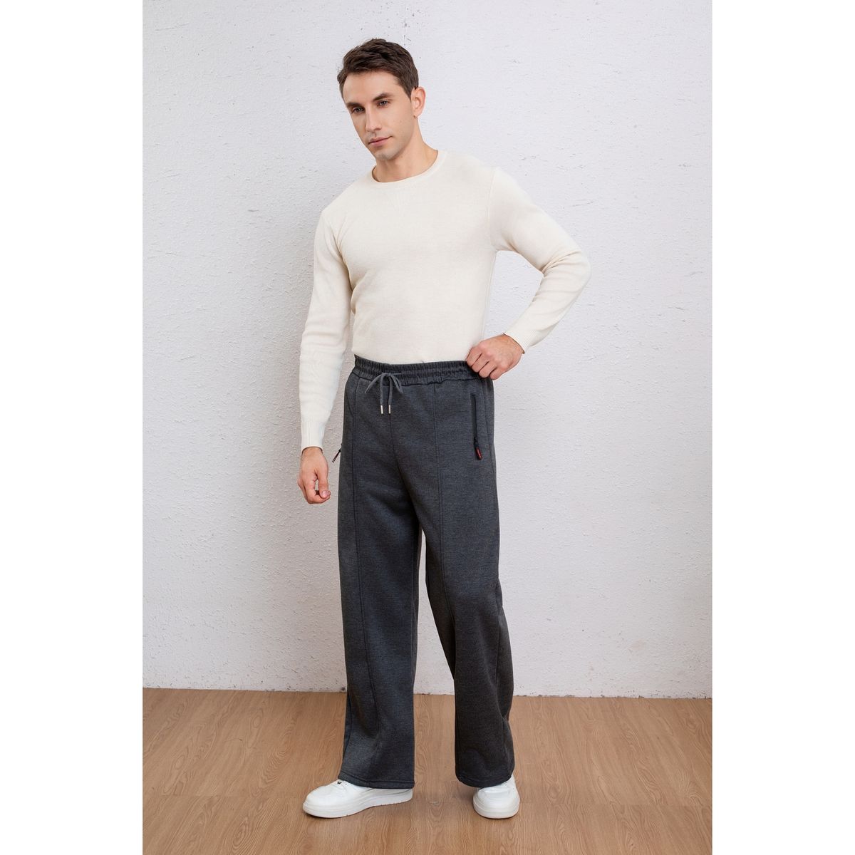 LIKE SHOP - Pantalón Buzo Hombre Ancho Forro Interior Chiporro 7900