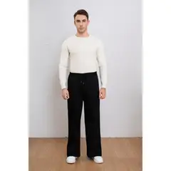 LIKE SHOP - Pantalón Buzo Unisex Ancho Forro Interior Chiporro 7900