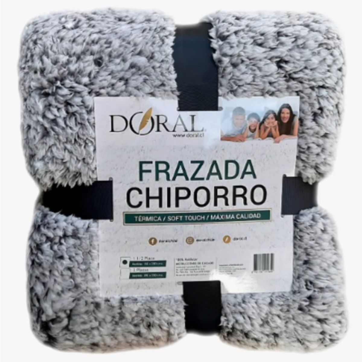 GENERICO - Frazada Chiporro 1.5 Plazas