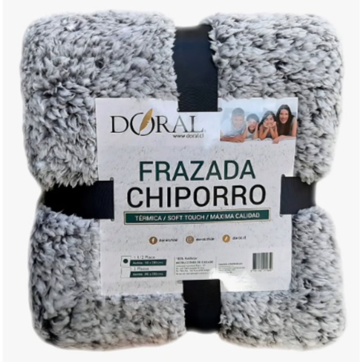 GENERICO - Frazada Chiporro 1.5 Plazas