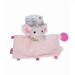 PUMUCKI - Tutito de Apego para Bebé con Mordedor Texturizado Libre de BPA Rosa
