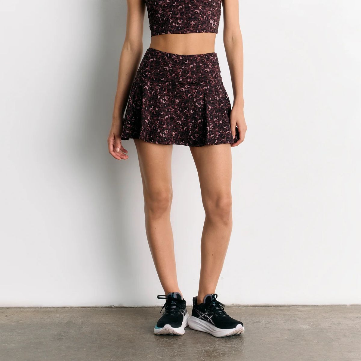 LOUNGE - Falda Short Animal Print Active LOUNGE