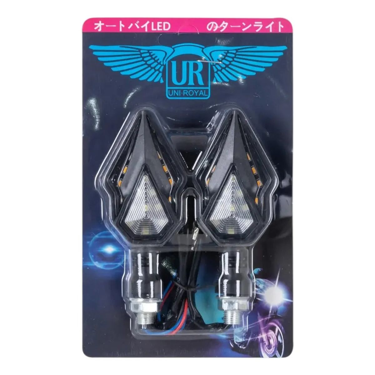 GENERICO - Direccional Led Motocicleta Azul 12v