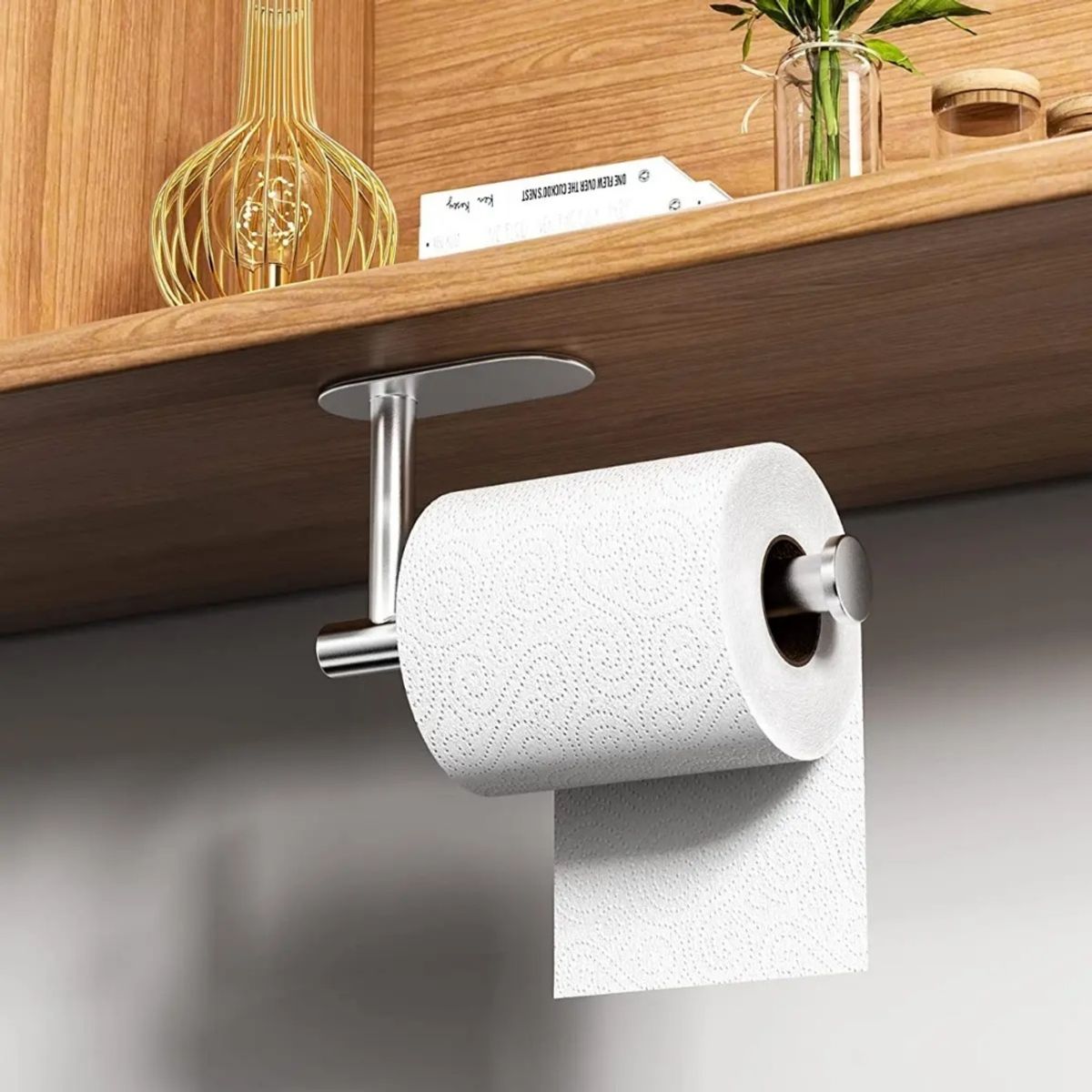 GENERICO - Porta Papel Higiénico de Acero Inoxidable