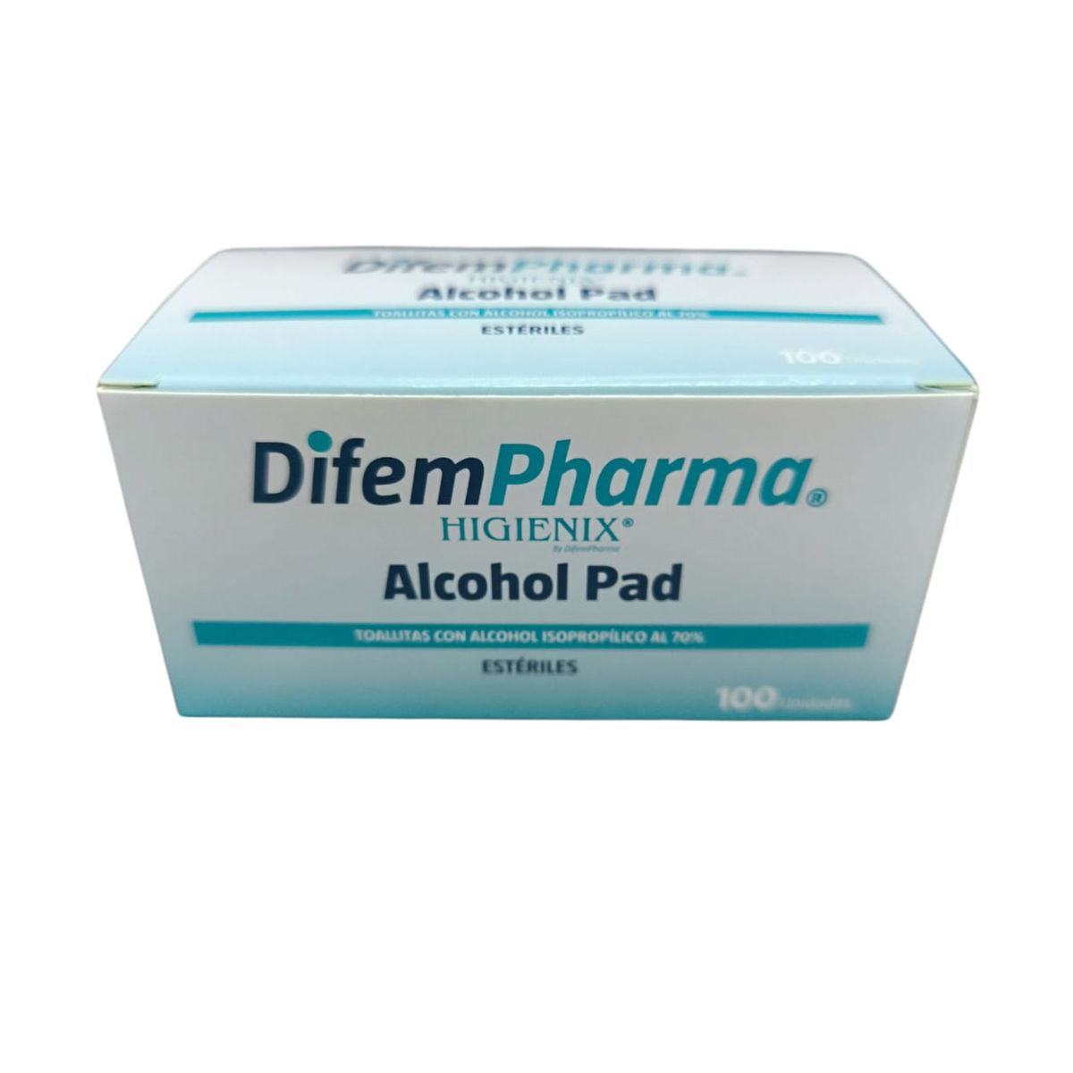 DIFEM PHARMA - Toallitas Higienix Alcohol Pad Difem Caja 100 Un