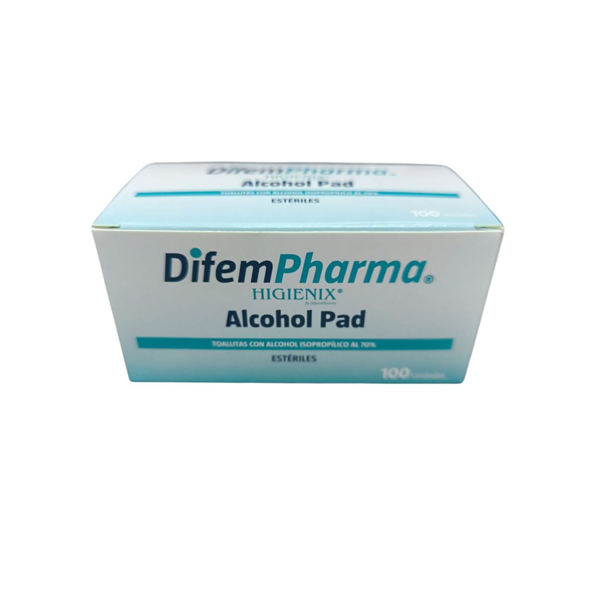 DIFEM PHARMA - Toallitas Higienix Alcohol Pad Difem Caja 100 Un