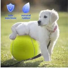 GENERICO - Pelota grande Para Mascotas perros Grandes de 24cm Amarillo Óptico genérico