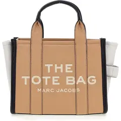MARC JACOBS - Bolso The Small Tote Leather-Camel Multi