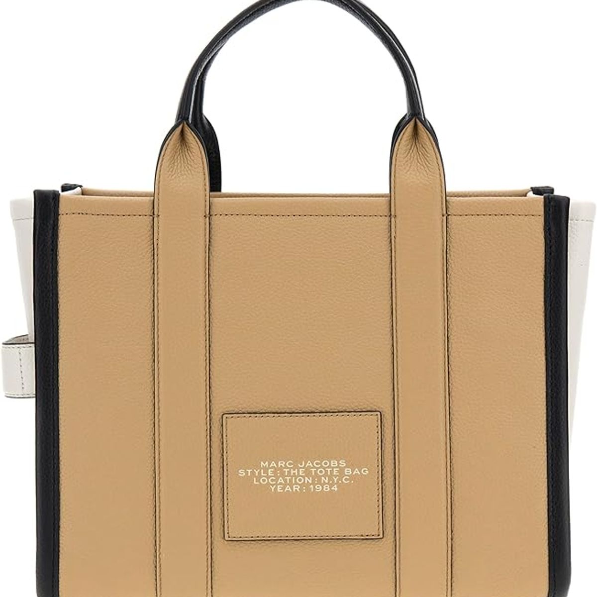 MARC JACOBS - Bolso The Medium Tote Leather-Camel Multi