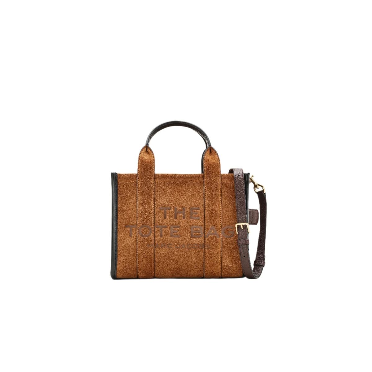 MARC JACOBS - Bolso The Small Tote Suede Leather-Copper