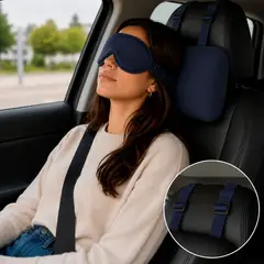 NAUTICA - Kit de Sueño Almohada de viaje azul