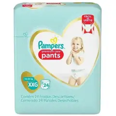 PAMPERS - Pañales Pants Premium Care Talla XXG 24 Uds