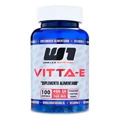 WINKLER NUTRITION - Vitamina E Vitta E 100 Softgels