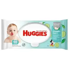 HUGGIES - Toallas Húmedas cuidado 4 en 1 de 48 Unidades