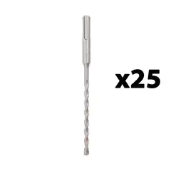 DEWALT - Set 25 brocas SDS PLUS 6x95x160mm DW00703