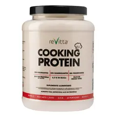 REVITTA WELLNESS - Revitta Cooking Protein Whey 1.28 Kg - Polvo 43 Porciones