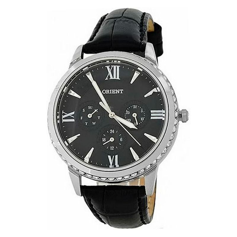 ORIENT - Orient Reloj Análogo Mujer Con Correa De Cuero Fsw03004B