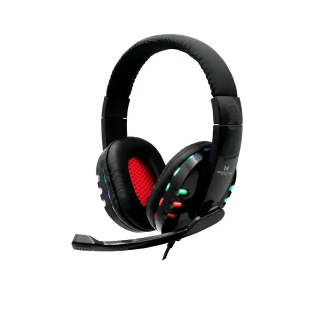 MONSTER GAMES - Audifonos Monster Gamer Bogey Mic Rgb Usb Aux Pc Ps4