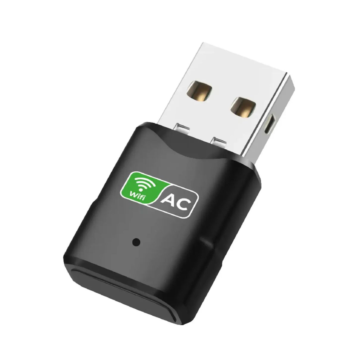 GENERICO - Adaptador Receptor USB WiFi 600Mbps Dual Band Realtek 2.45GHz