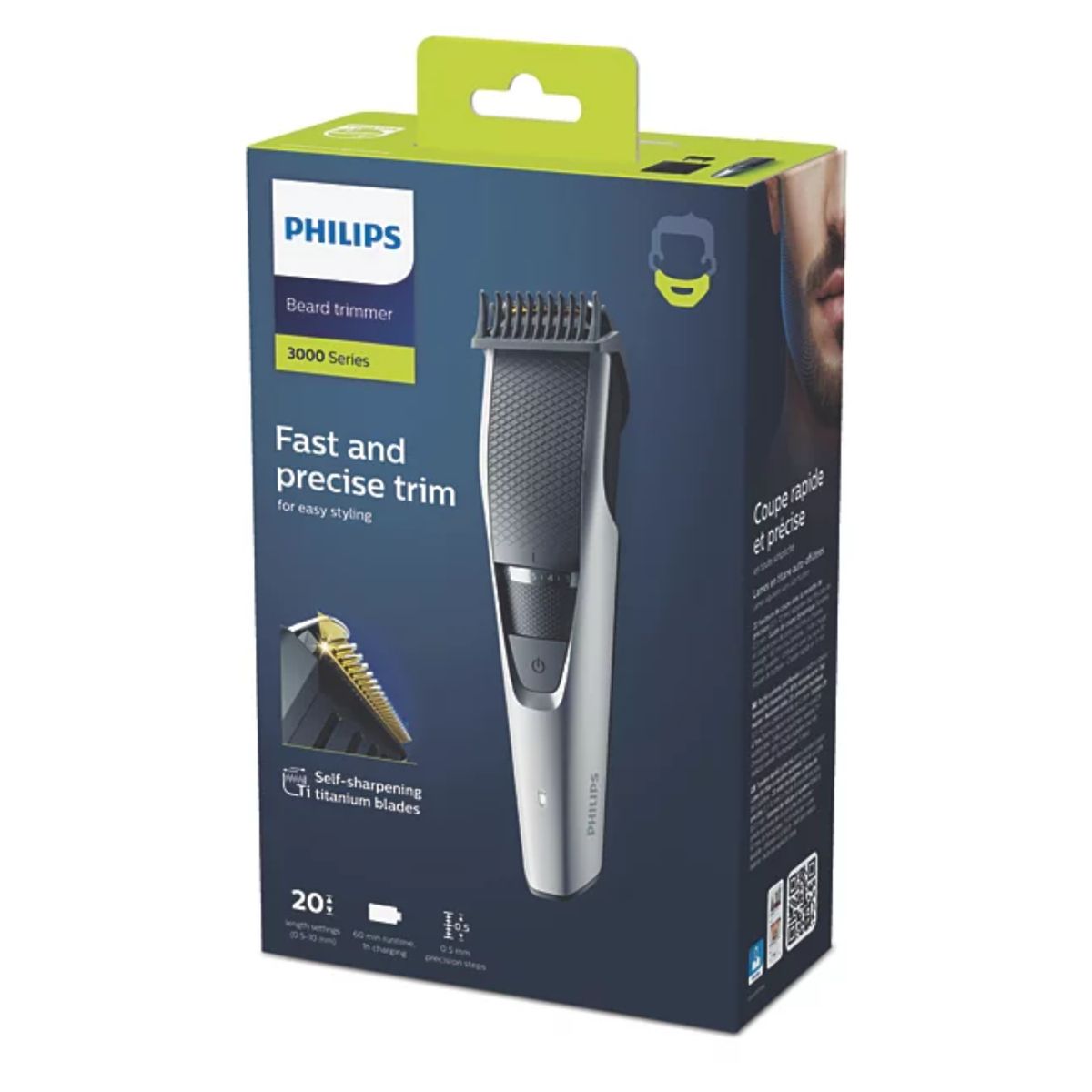 PHILIPS - Cortabarba Electrico Philips Beardtrimmer Serie 3000