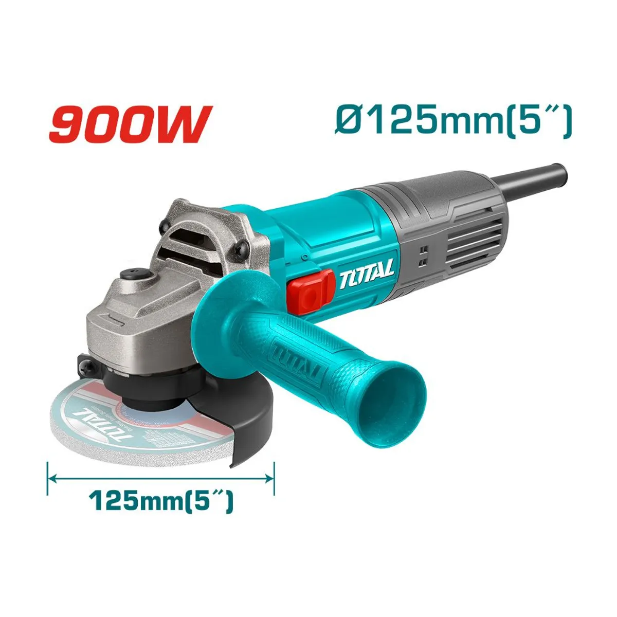 Esmeril Angular 125mm 900w Total, marca TOTAL TOOLS - Foto 2