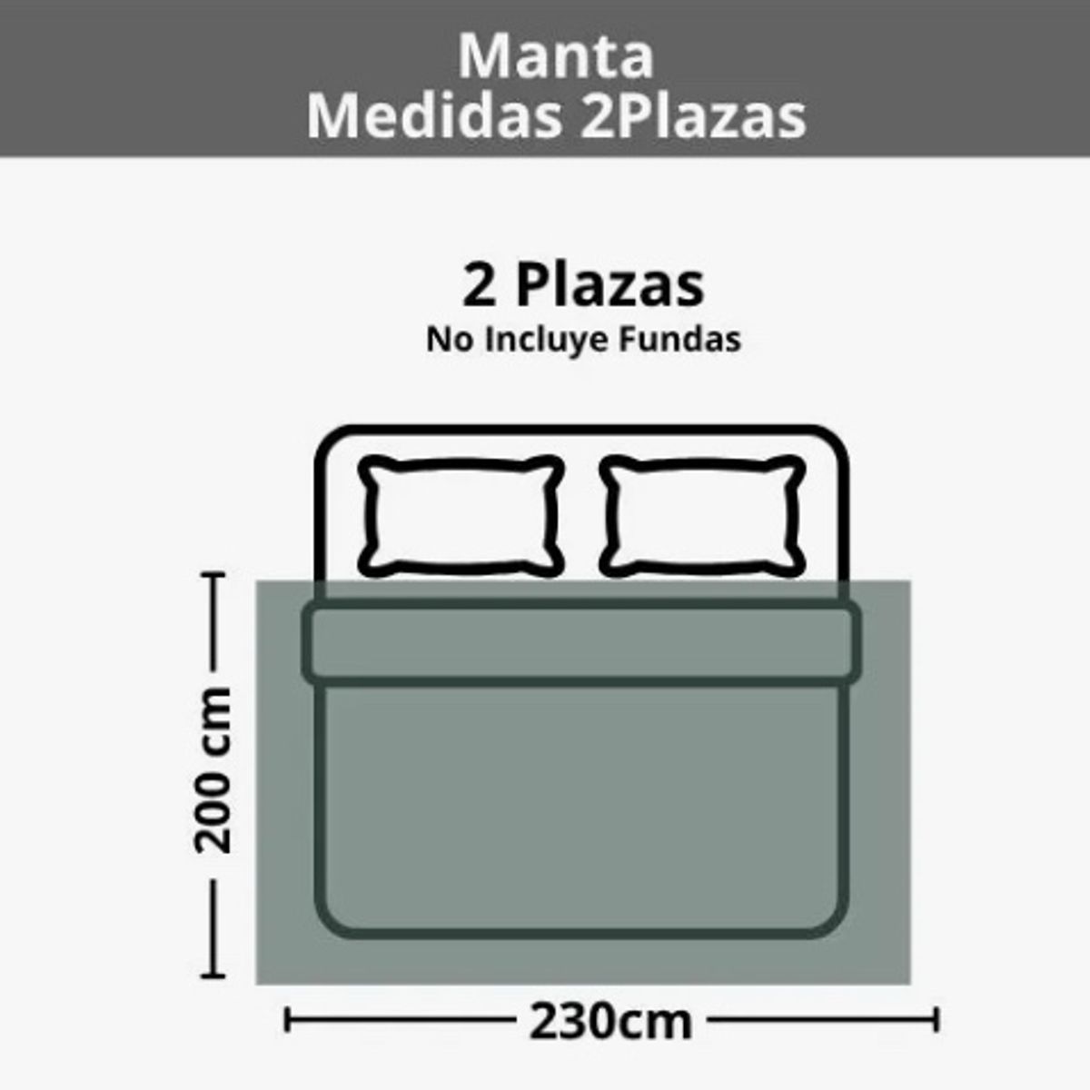 GENERICO - Frazada De Polar  2 Plazas Beige