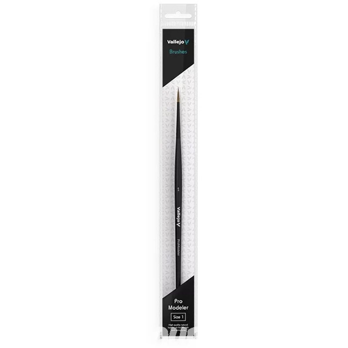 GENERICO - VALLEJO B01001 PRO MODELER PINCEL DE PELO NATURAL NO 1