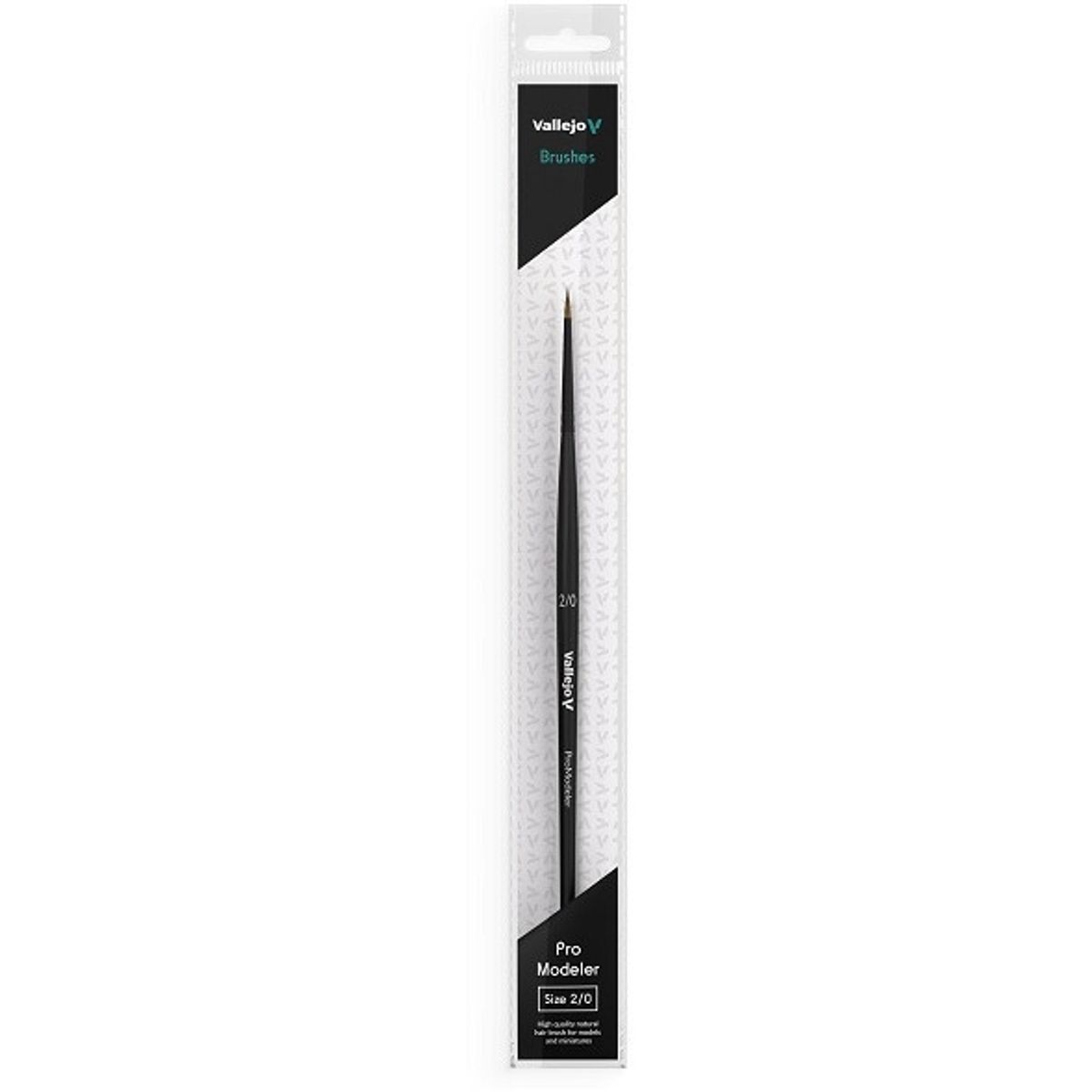 GENERICO - VALLEJO B01020 PRO MODELER PINCEL DE PELO NATURAL NO 20