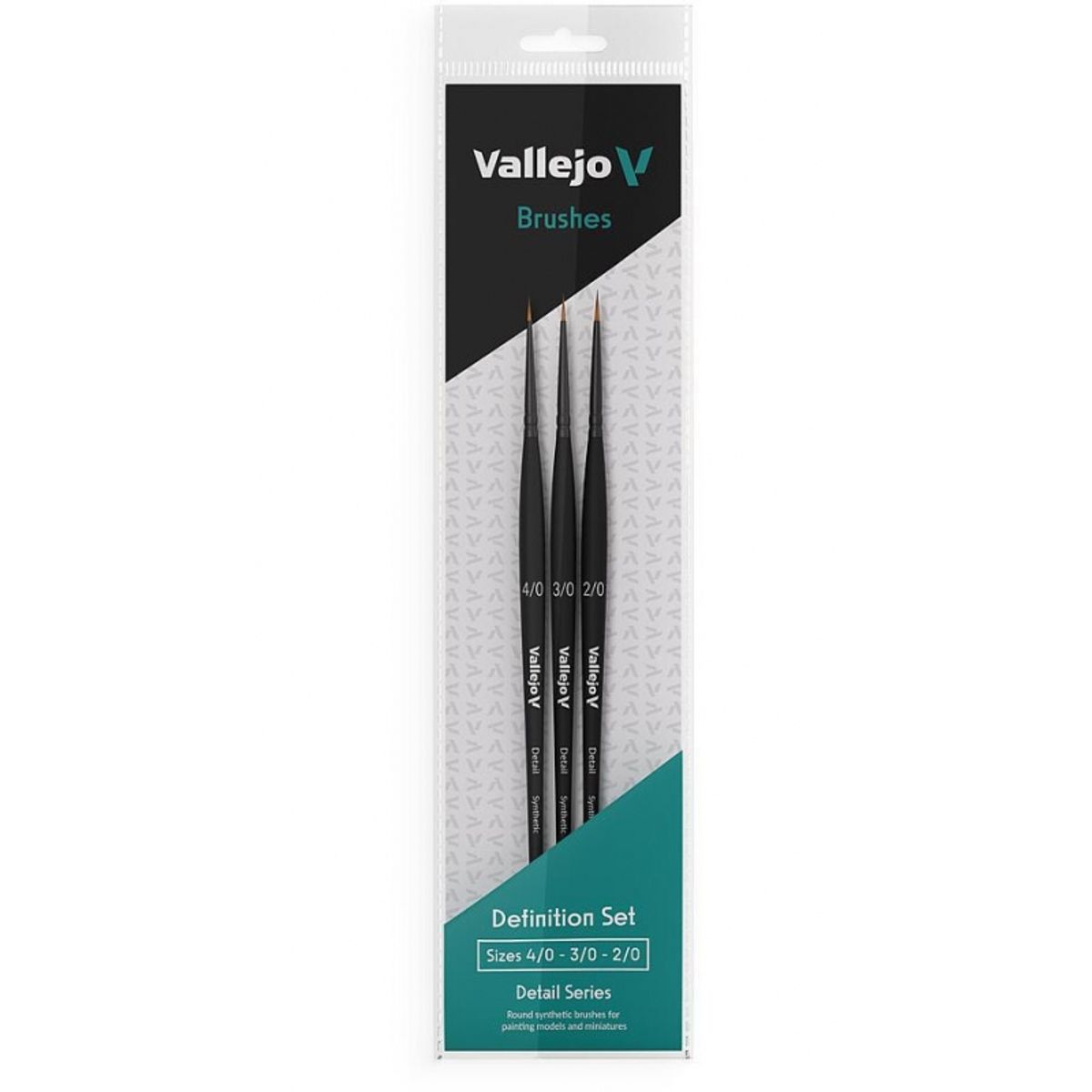 GENERICO - VALLEJO B02990 DETAIL DEFINITION SET PINCEL SINTET