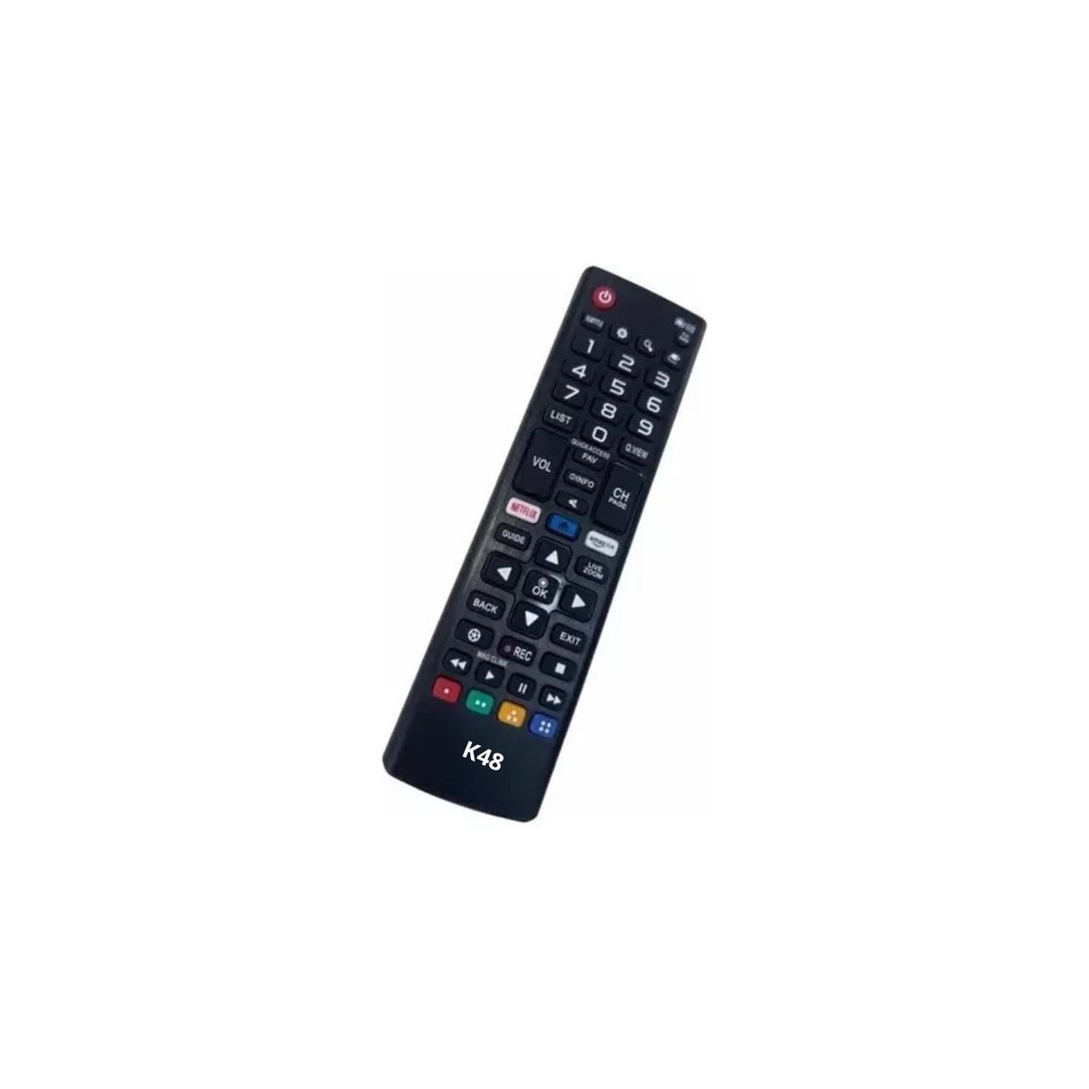 GENERICO - CONTROL REMOTO PARA TV LED SMART LG BOTON NETFLIX + PILAS