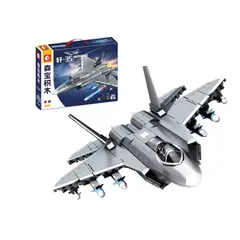 SLUBAN - Avión 5Gen Naval Chino J-35A, compatible Lego