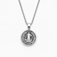 LK LUKSO - Collar Hombre San Benito Acero Inoxidable