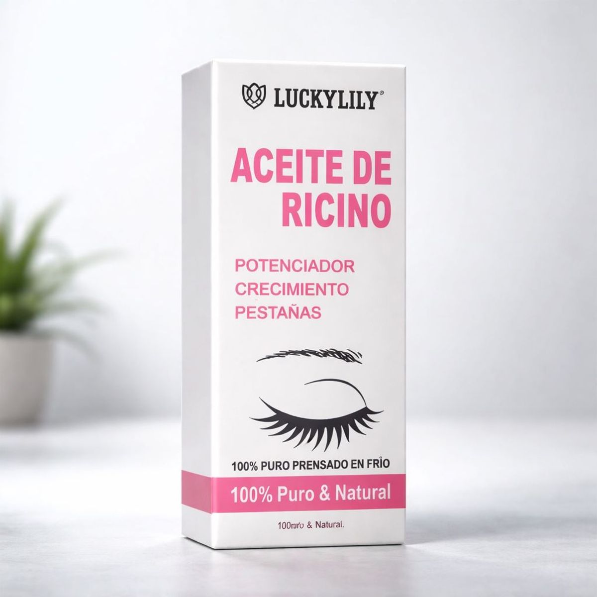 GENERICO - Aceite De Ricino 100% Puro Natural Crecimiento Pestañas 30ml