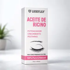 GENERICO - Aceite De Ricino 100% Puro Natural Crecimiento Pestañas 30ml
