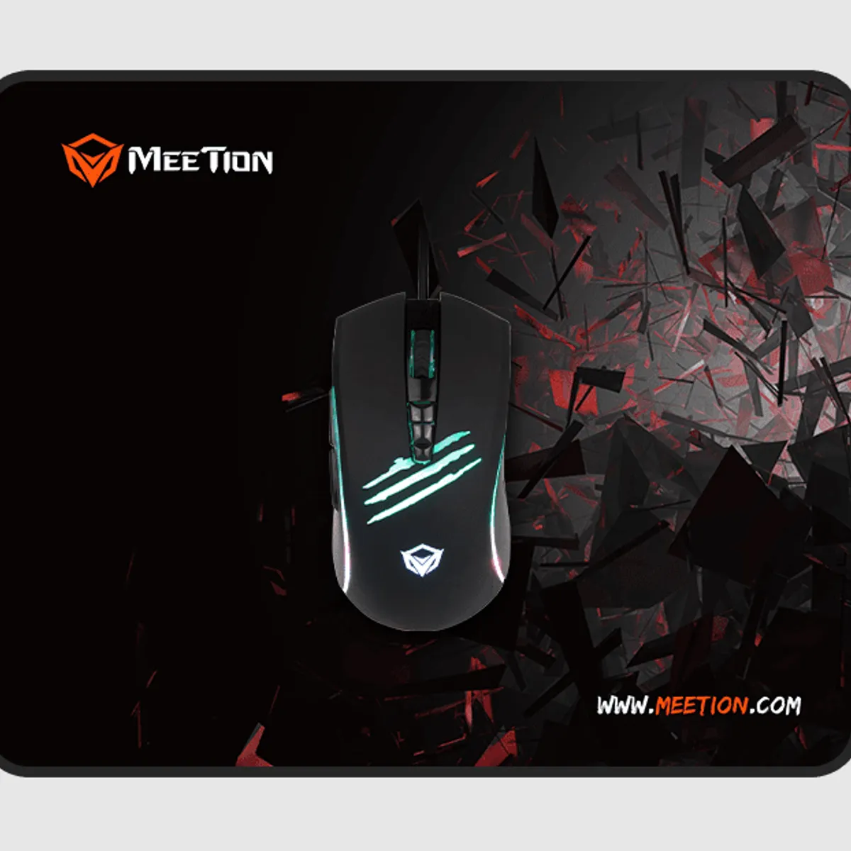MEETION - Mouse Pad + Mouse Wired GamingMeetion MT-C011