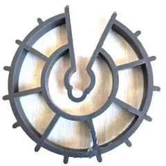 GENERICO - Separador plastico para moldaje tipo rueda 50 mm