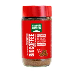 NATURGREEN - Café Descafeinado Bio Liofilizado Orgánico 100g