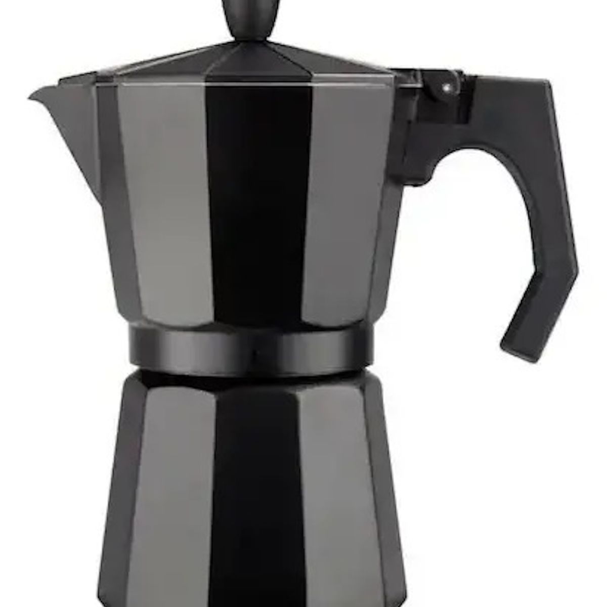 GENERICO - Cafetera Italiana Express Capuchino Expresso 6 Taza Negra