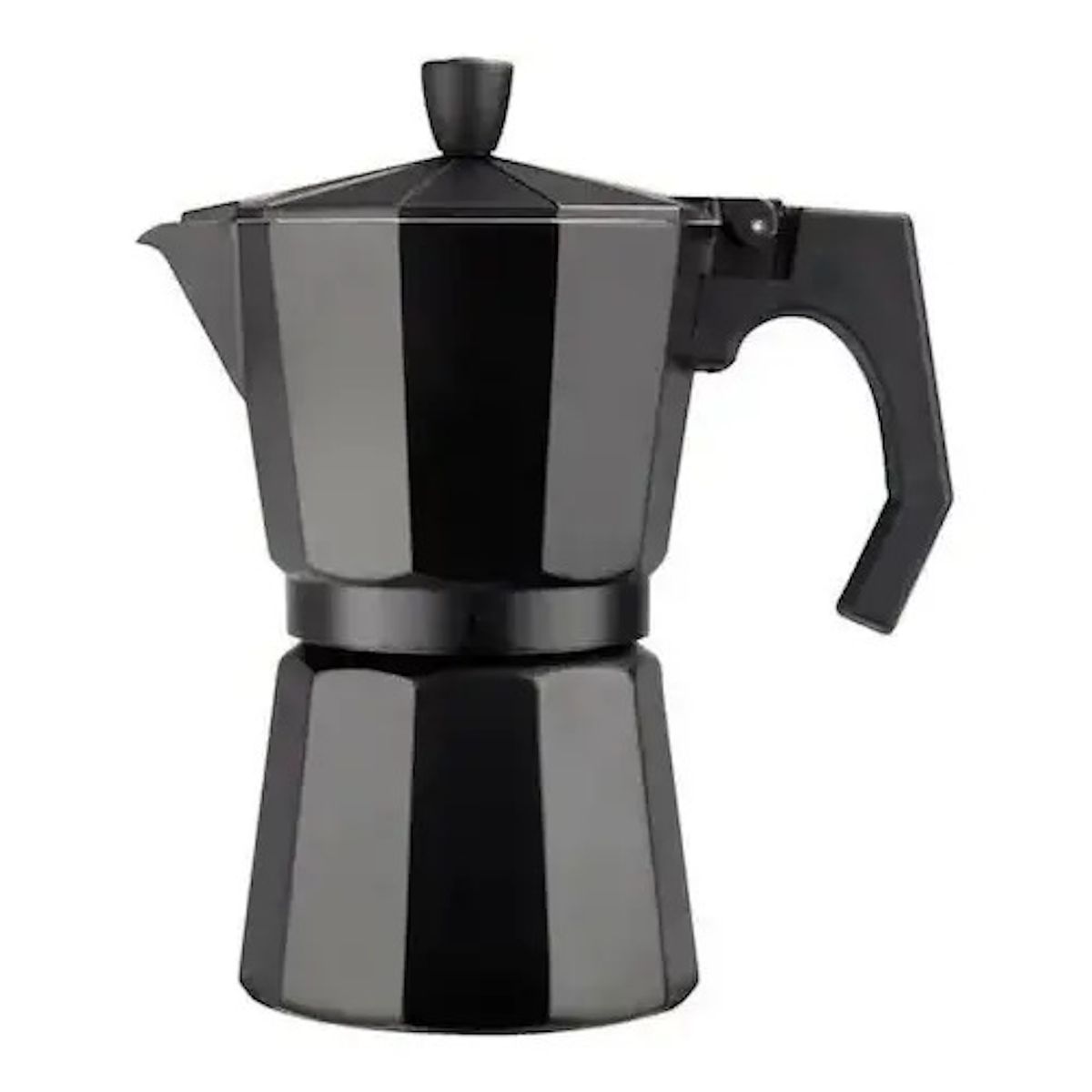 GENERICO - Cafetera Italiana Express Capuchino Expresso 6 Taza Negra