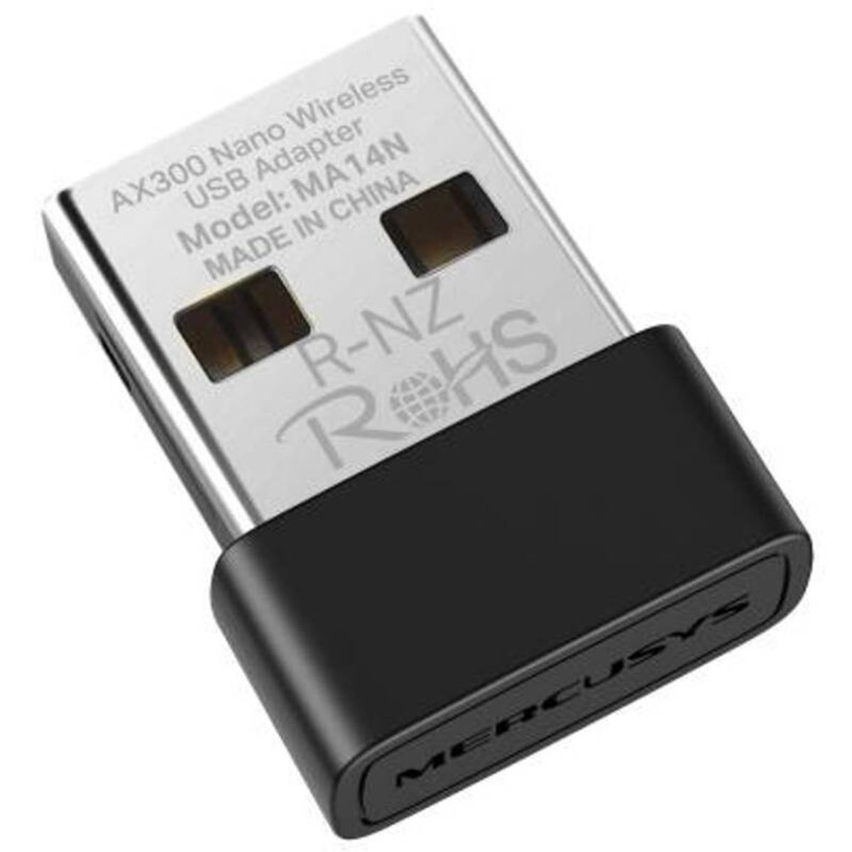 MERCUSYS - Adaptador Usb Inalámbrico Nano Ax300 Mercusys Ma14n 300 mbps