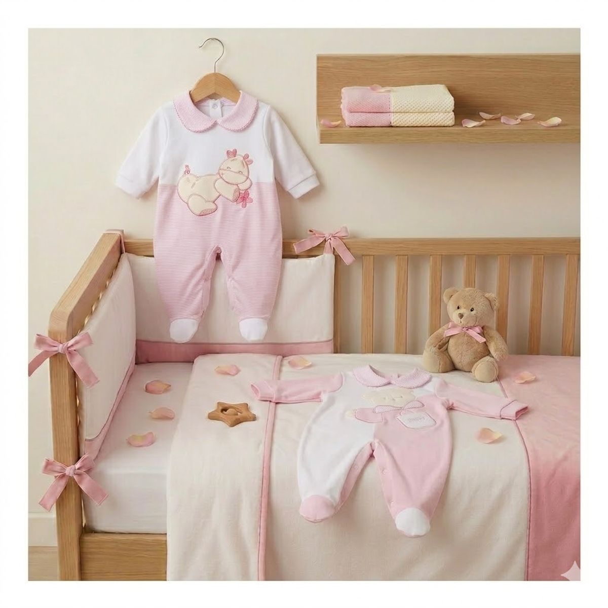 ENCANTO - Pack 2 Enteritos Bebé Unisex,Niño y Niña 100% Algodón 0/3m-Envio Gratis.