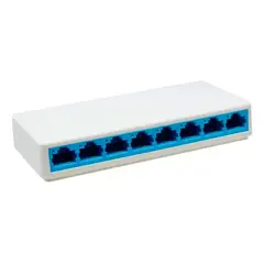 MERCUSYS - Switch de escritorio MS108 8 Puertos 10/100 Mbps Tecnología Half/Full Duplex