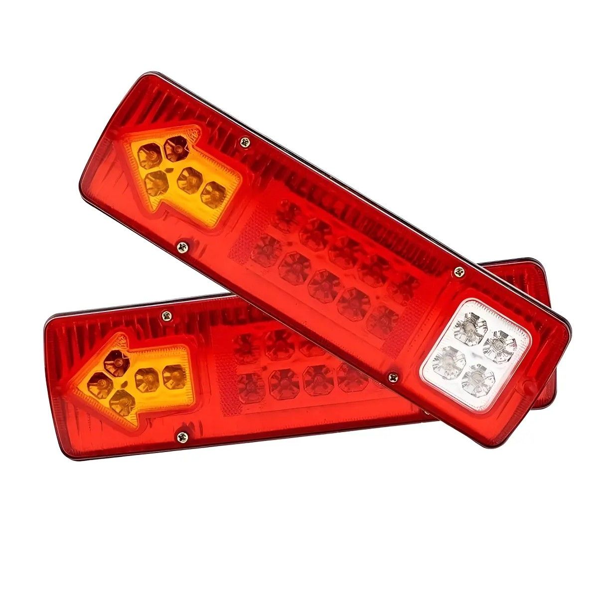 GENERICO - Kit Foco Led Trasero 12v Camion Tricimoto Remolque Arrastre BELUG