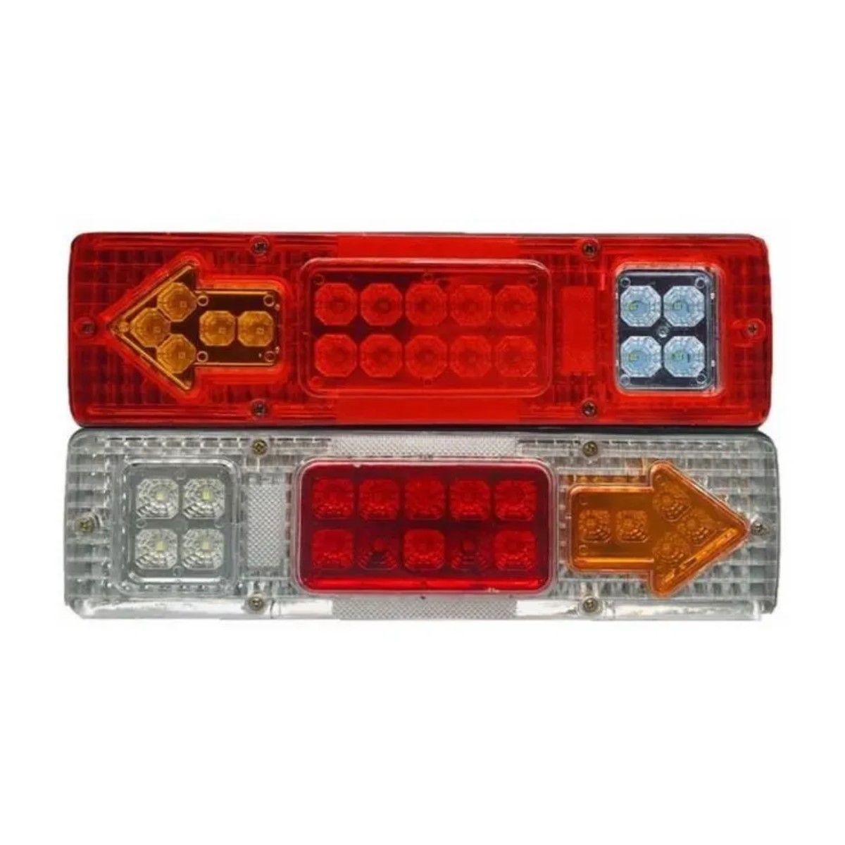 GENERICO - Kit Foco Led Trasero 12v Camion Tricimoto Remolque Arrastre BELUG